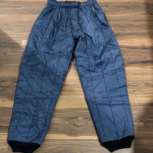 Refrigiwear Blue Quilted Pants men’s medium